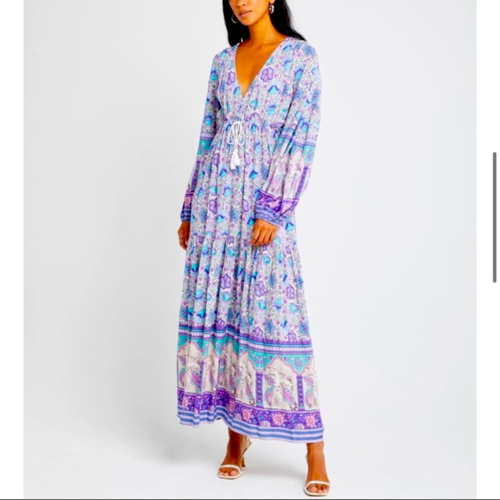 Few Moda Boho India Cottage Core Long Maxi Dress